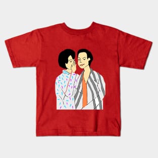 LGBTQ - HIS LOVE TO HIM 1 Cute Gay Couple Kids T-Shirt